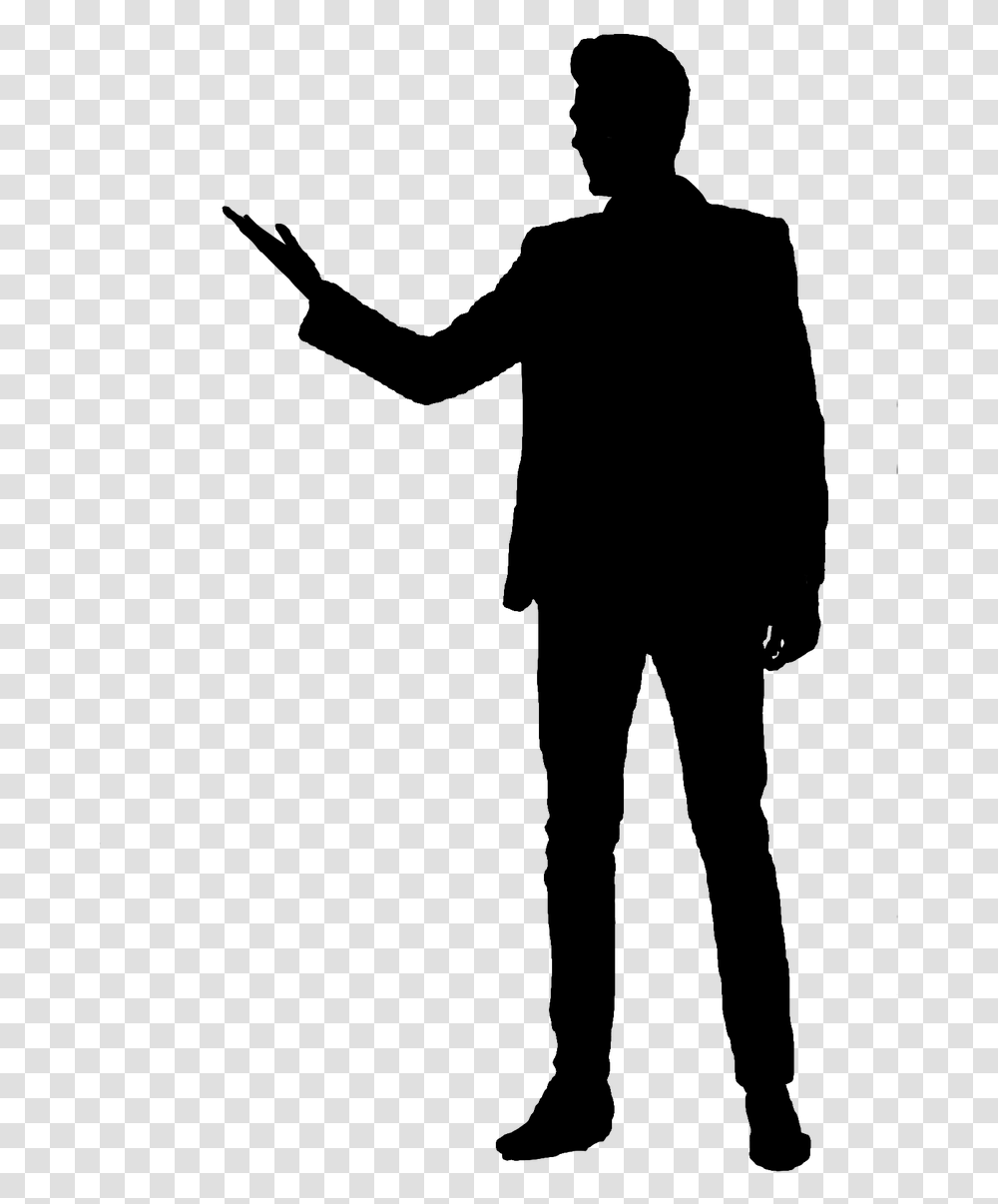 Man Standing Clipart Man Standing Silhouette, Gray, World Of Warcraft Transparent Png