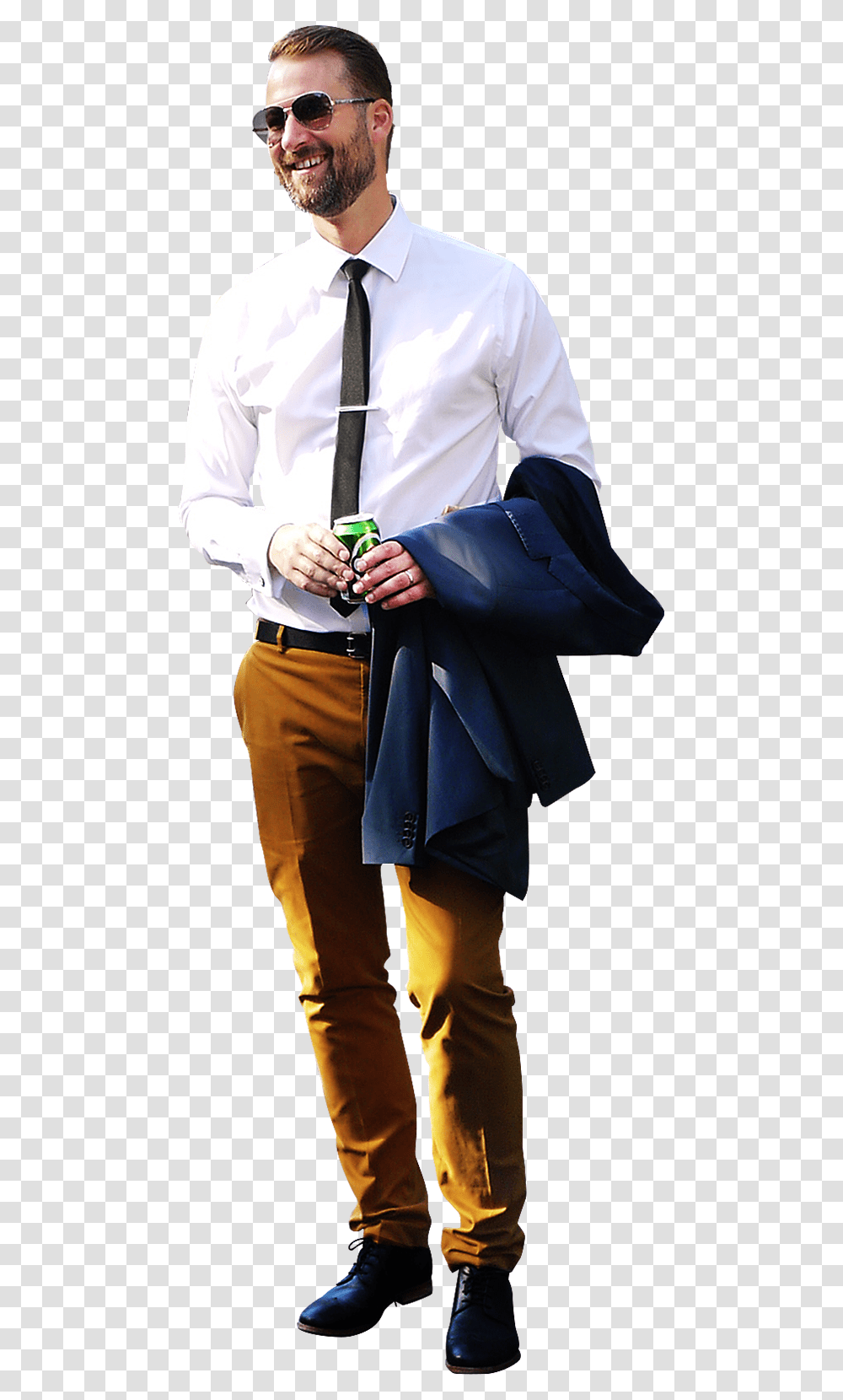 Man Standing, Tie, Sunglasses, Person Transparent Png