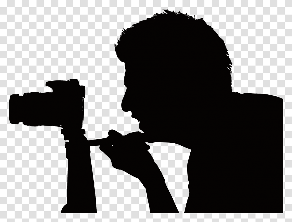 Man Taking A Picture Silhouette Icons, Person, Photography, People, Musician Transparent Png