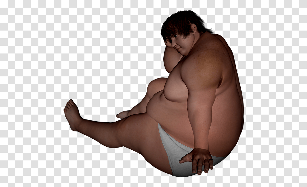 Man Thick Sad Underwear Overweight Obese Heh Do Fat People Wipe Their Ass, Person, Human, Sumo, Wrestling Transparent Png