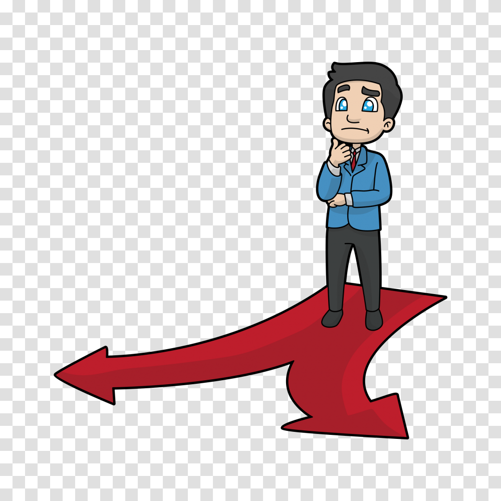 Man Thinking Of Career Change Cartoon, Person, Human, Axe, Tool Transparent Png