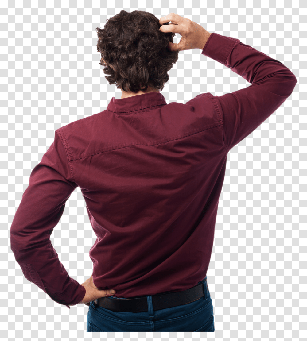 Man Thinking, Sleeve, Apparel, Long Sleeve Transparent Png