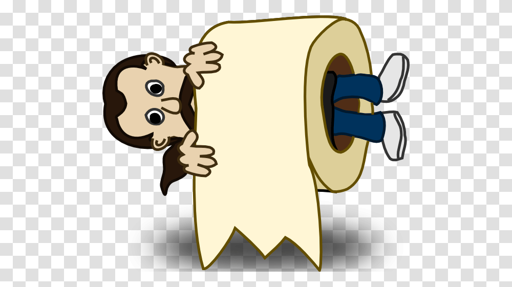 Man Toilet Paper Roll Clip Art, Towel, Paper Towel, Tissue Transparent Png