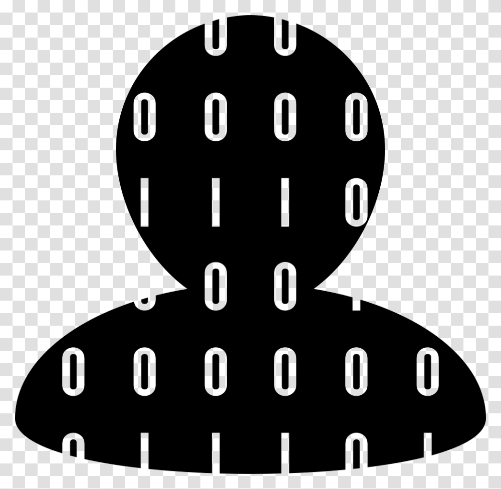 Man Torso Silhouette With Data Scalable Vector Graphics, Stencil, Cushion Transparent Png