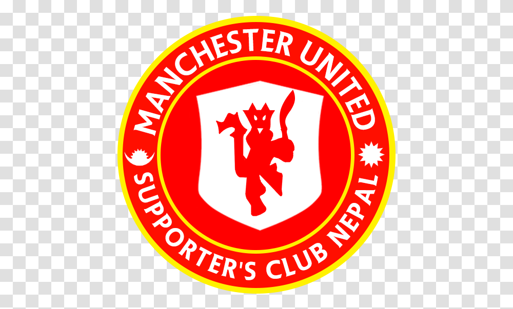 Man U Logo Posted By Samantha Cunningham Manchester United, Symbol, Trademark, Ketchup, Food Transparent Png