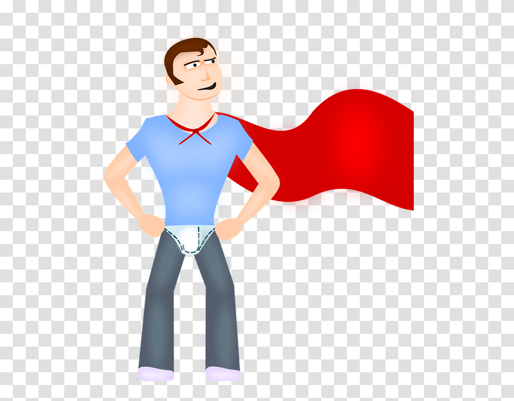 Man Underpants Hero Free Vector Graphic On Pixabay Happy Birthday Mine Quotes, Person, Human, Female, Girl Transparent Png