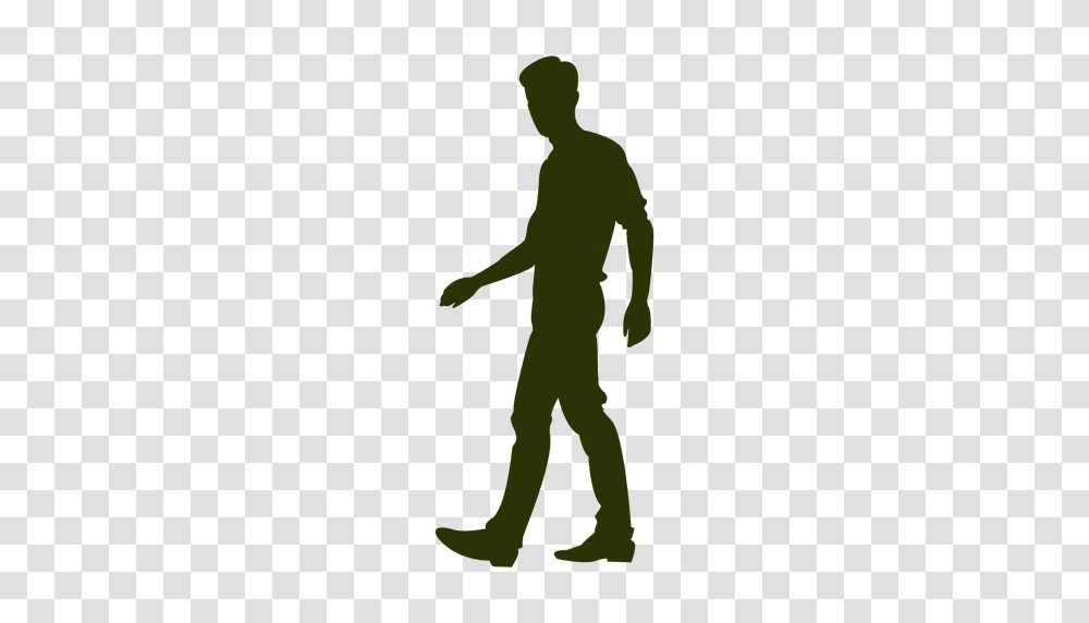 Man Walking And Looking Silhouette, Green, Person, Human, Alien Transparent Png