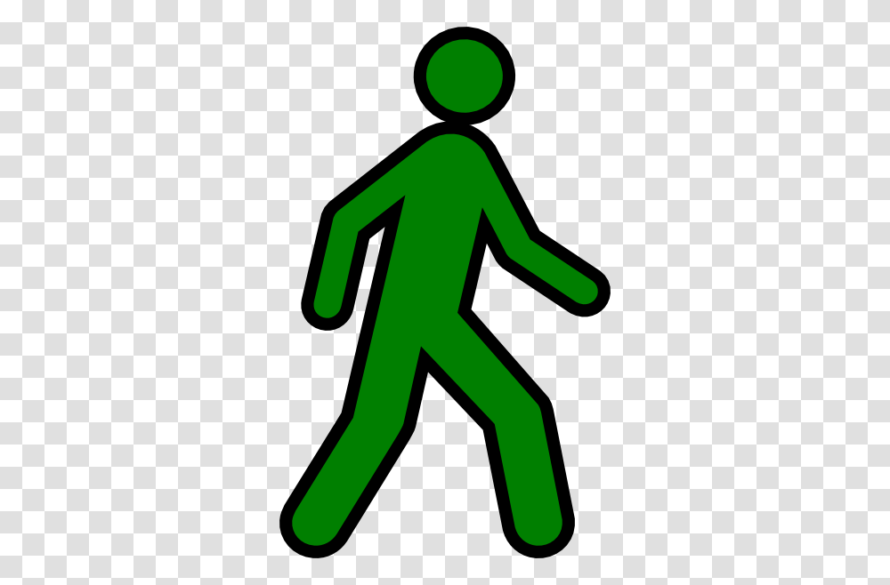 Man Walking Cliparts, Green, Pedestrian, Sign Transparent Png