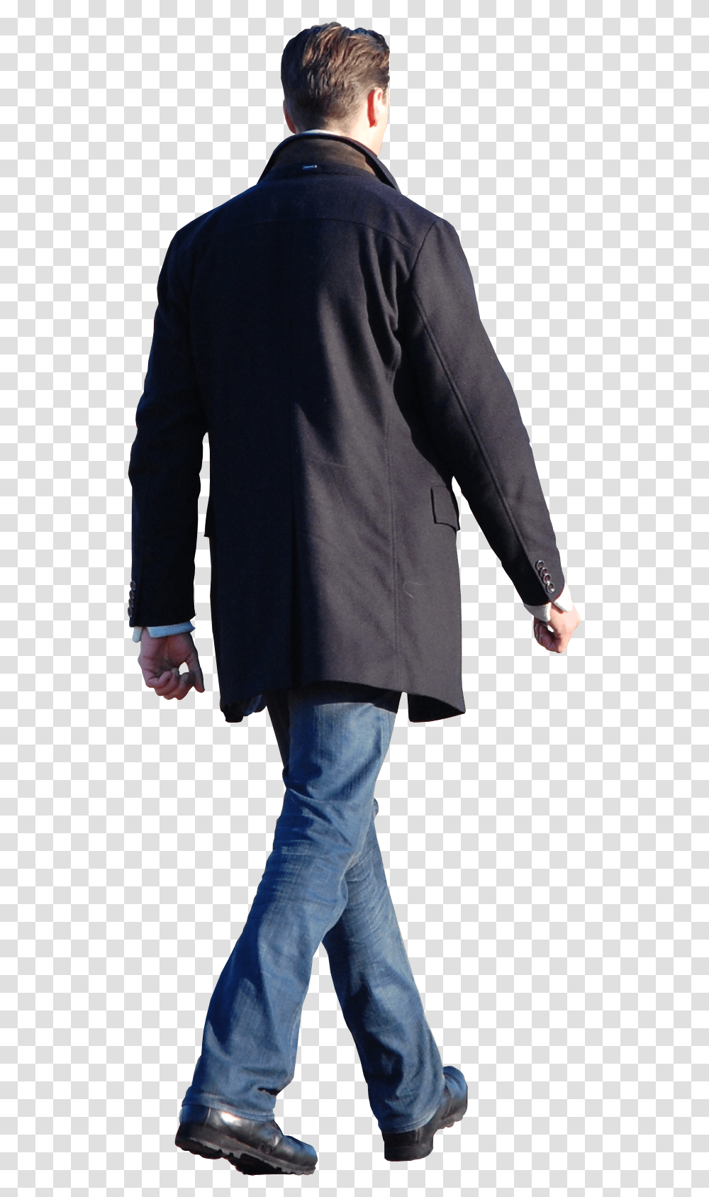 Man Walking Man Walking Behind The Walking Man, Apparel, Sleeve, Long Sleeve Transparent Png