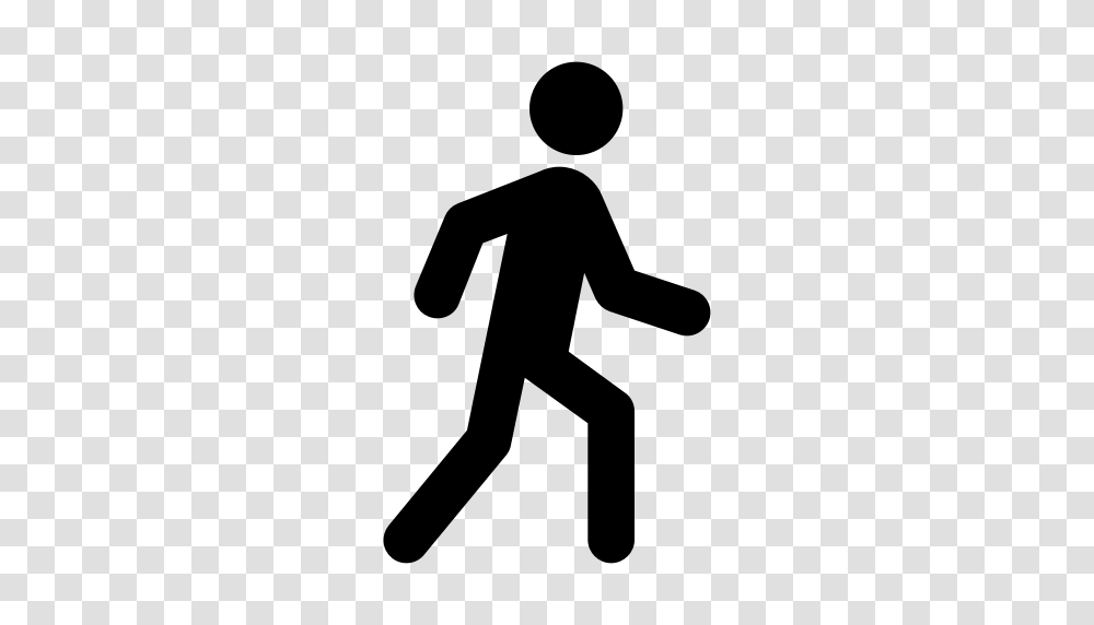 Man Walking Peer Person Person Walking Walking Icon, Gray Transparent Png