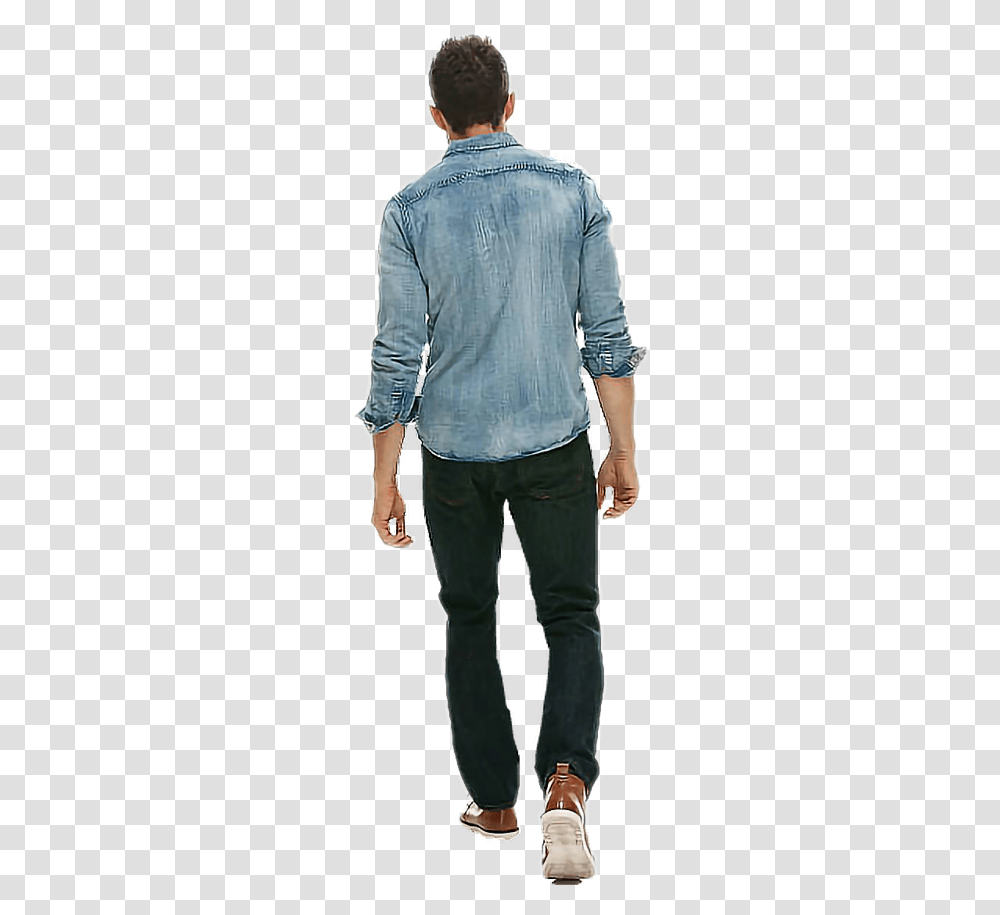 Man Walking Pocket, Sleeve, Person, Pants Transparent Png