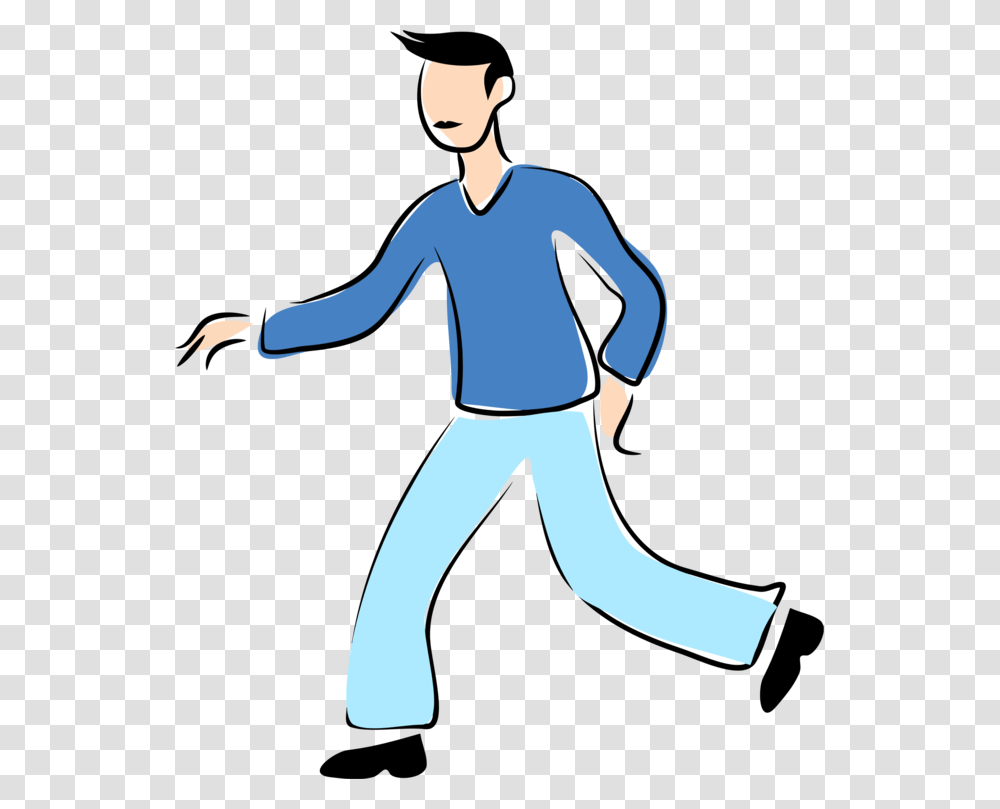 Man Walking Sadness, Standing, Person, Sleeve Transparent Png