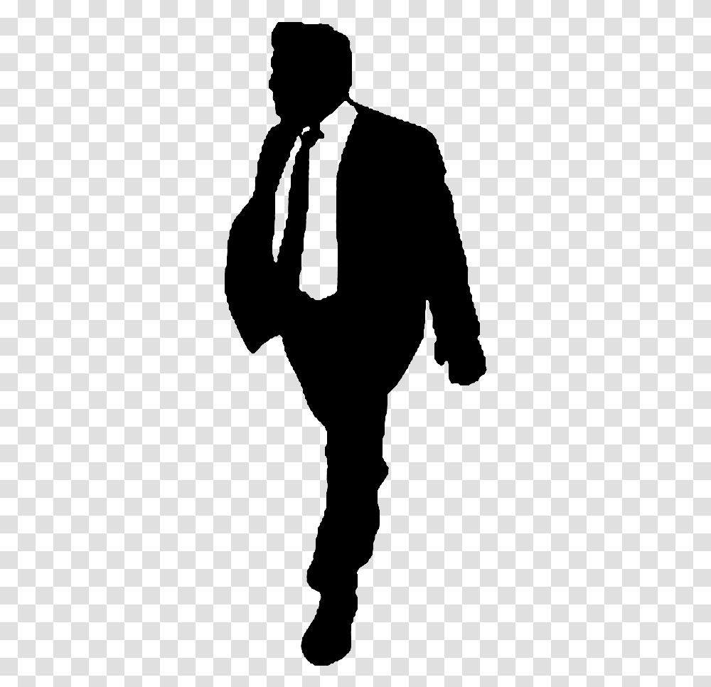 Man Walking Silhouette Man Walking Silhouette Man Walking, Gray Transparent Png