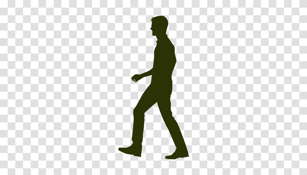 Man Walking Silhouette, Person, Standing, Green, Pedestrian Transparent Png