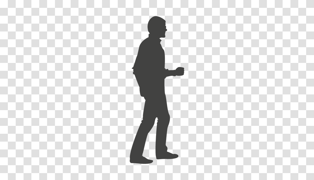 Man Walking Silhouette, Standing, Person, Human, Pedestrian Transparent Png