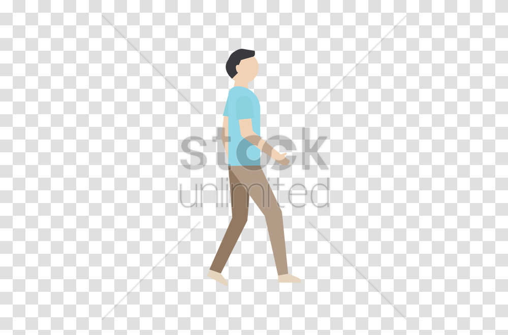 Man Walking Vector Image, Person, Standing, Bow, Duel Transparent Png