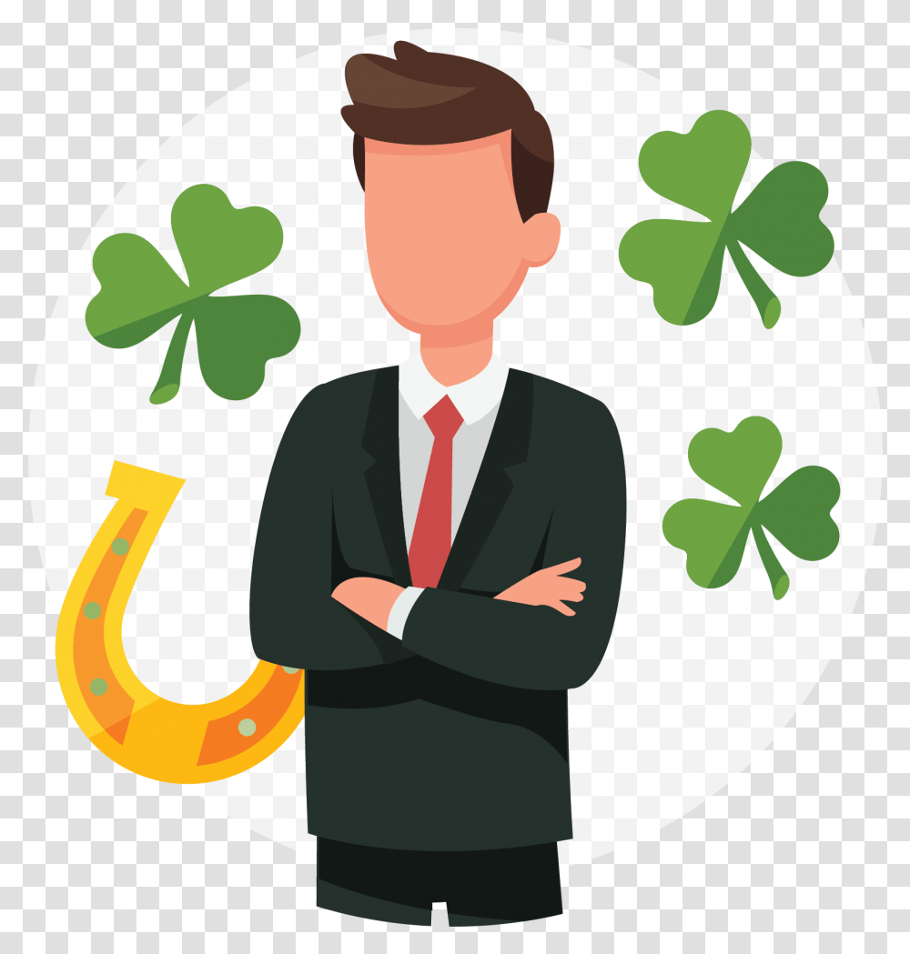 Man Wearing Suit Cartoon, Number, Person Transparent Png