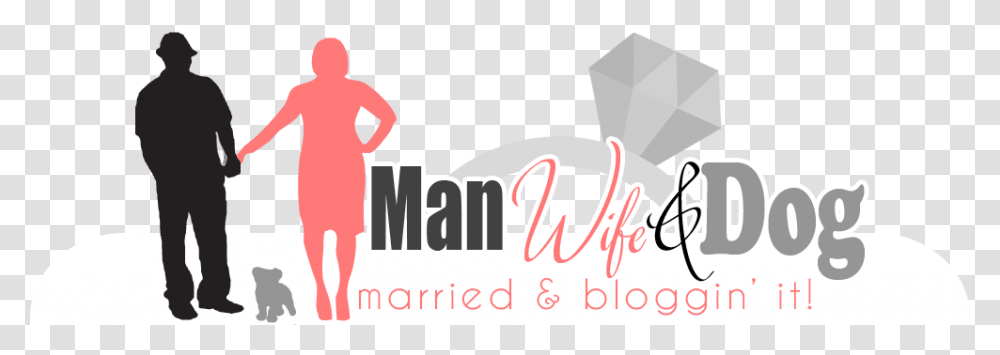 Man Wife And Dog Blog Knotted Wife, Person, Label, Alphabet Transparent Png