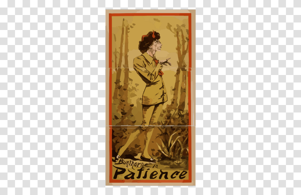 Man With A Camera Icons Gilbert And Sullivan Original Patience Poster, Advertisement, Military, Person, Human Transparent Png