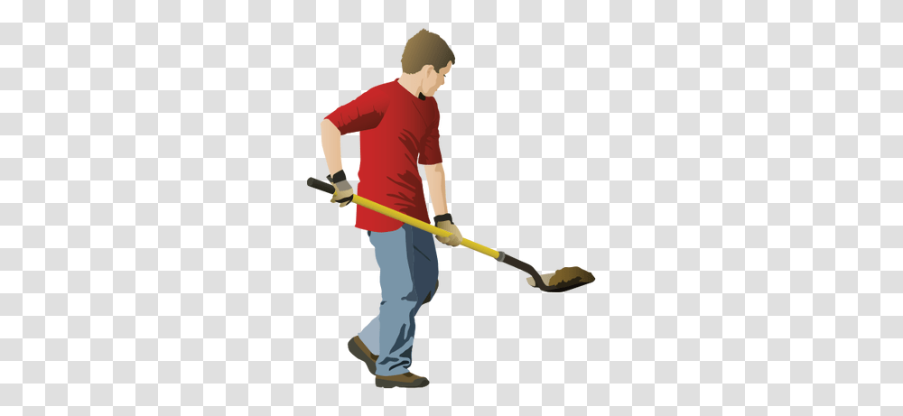 Man With A Shovel Image Person With Shovel, Human, Tool, People Transparent Png