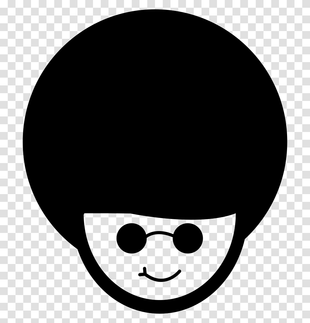 Man With Afro Hair Style Svg Icon Free Mans Head Vector, Sunglasses, Accessories, Accessory, Baseball Cap Transparent Png