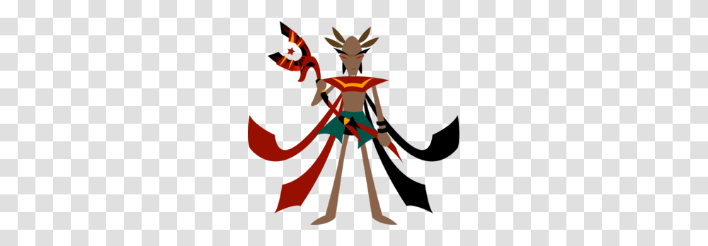 Man With Anubis Staff Clip Art, Person, Human, Costume, Duel Transparent Png