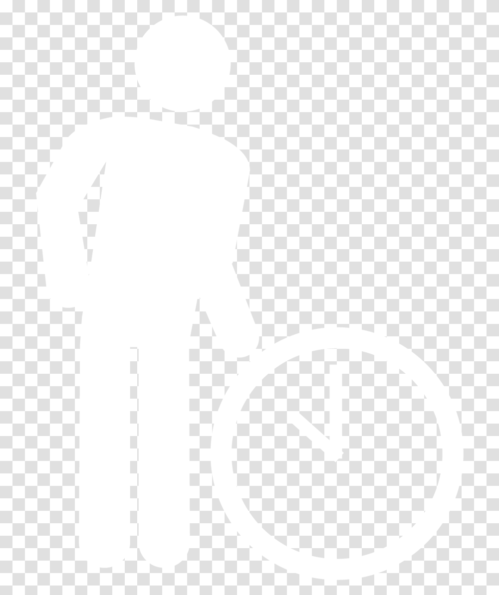 Man With Clock Icon Representing Flexible Working Benefits Charing Cross Tube Station, Hand, Pedestrian Transparent Png