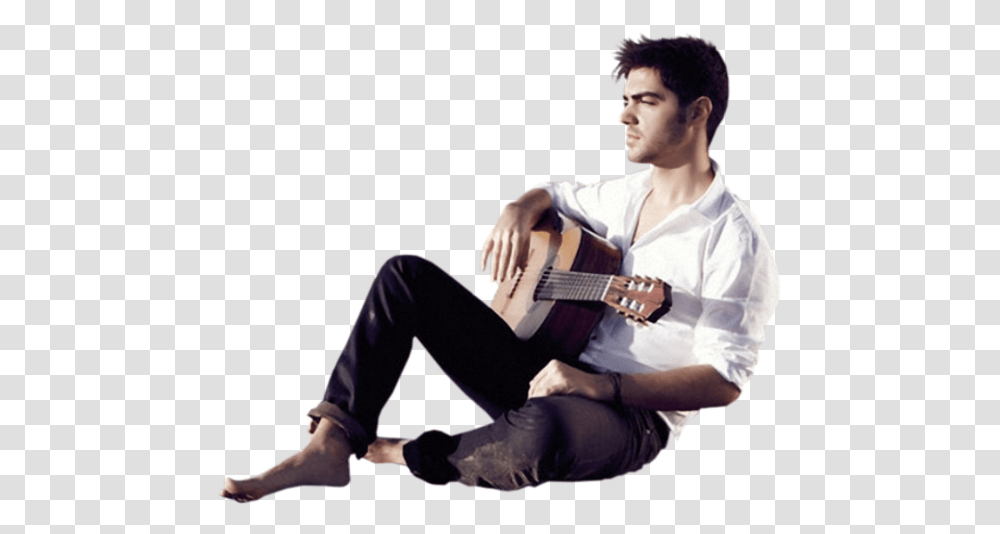 Man With Guitar, Guitarist, Performer, Musician, Person Transparent Png