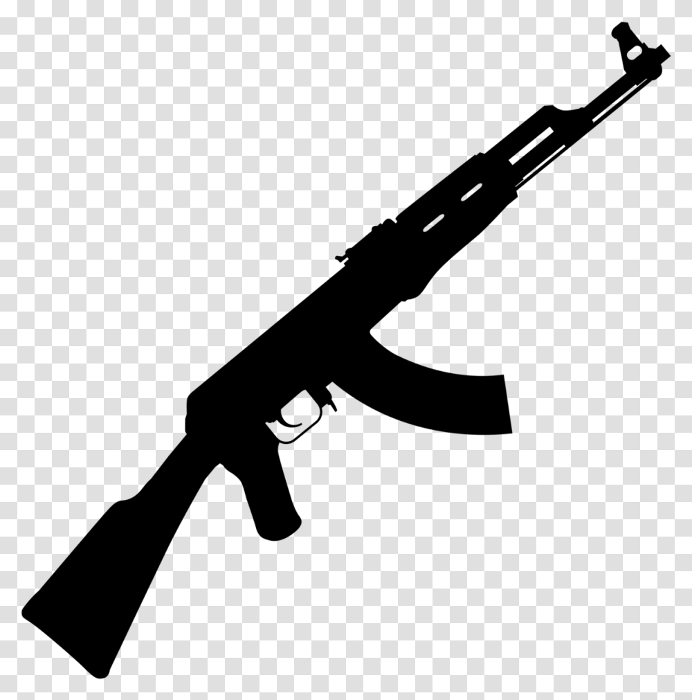 Man With Gun Ak 47, Gray, World Of Warcraft Transparent Png