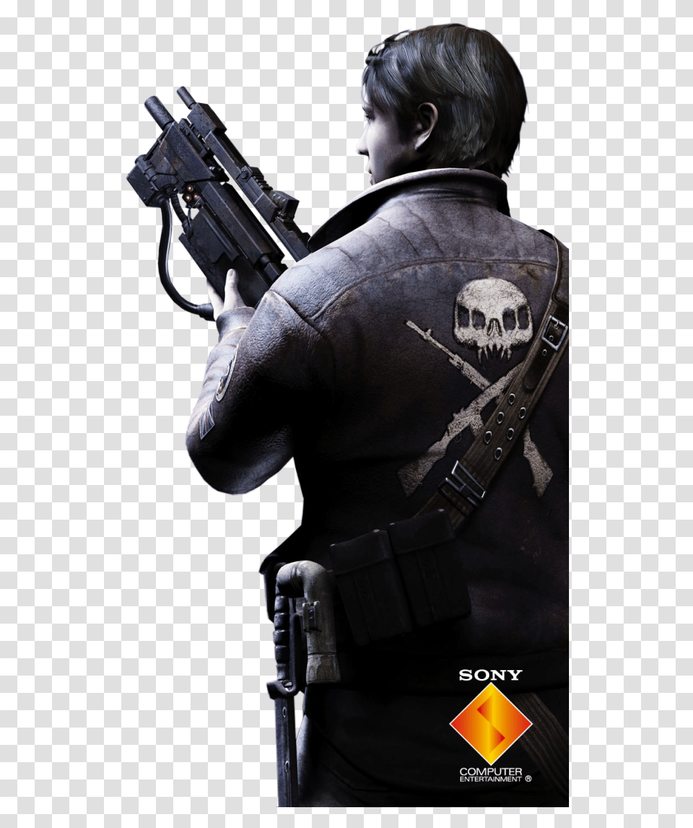 Man With Gun Resistance Retribution Psp, Person, Weapon, People Transparent Png