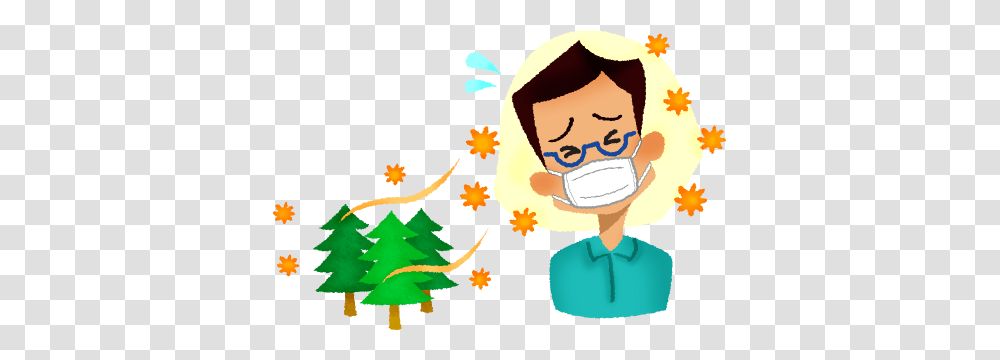 Man With Hay Fever Free Clipart Illustrations, Person, Human, Face, Coffee Cup Transparent Png