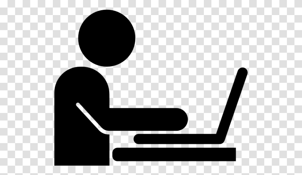 Man With Laptop Icon, Gray, World Of Warcraft Transparent Png