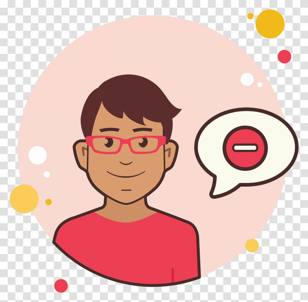 Man With Red Glasses Stop Sign Icon Girl Have Question, Face, Person, Human, Head Transparent Png