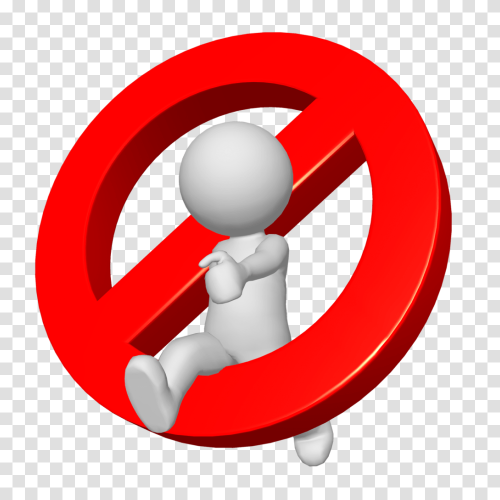 Man With Stop Sign, Hand, Tape Transparent Png
