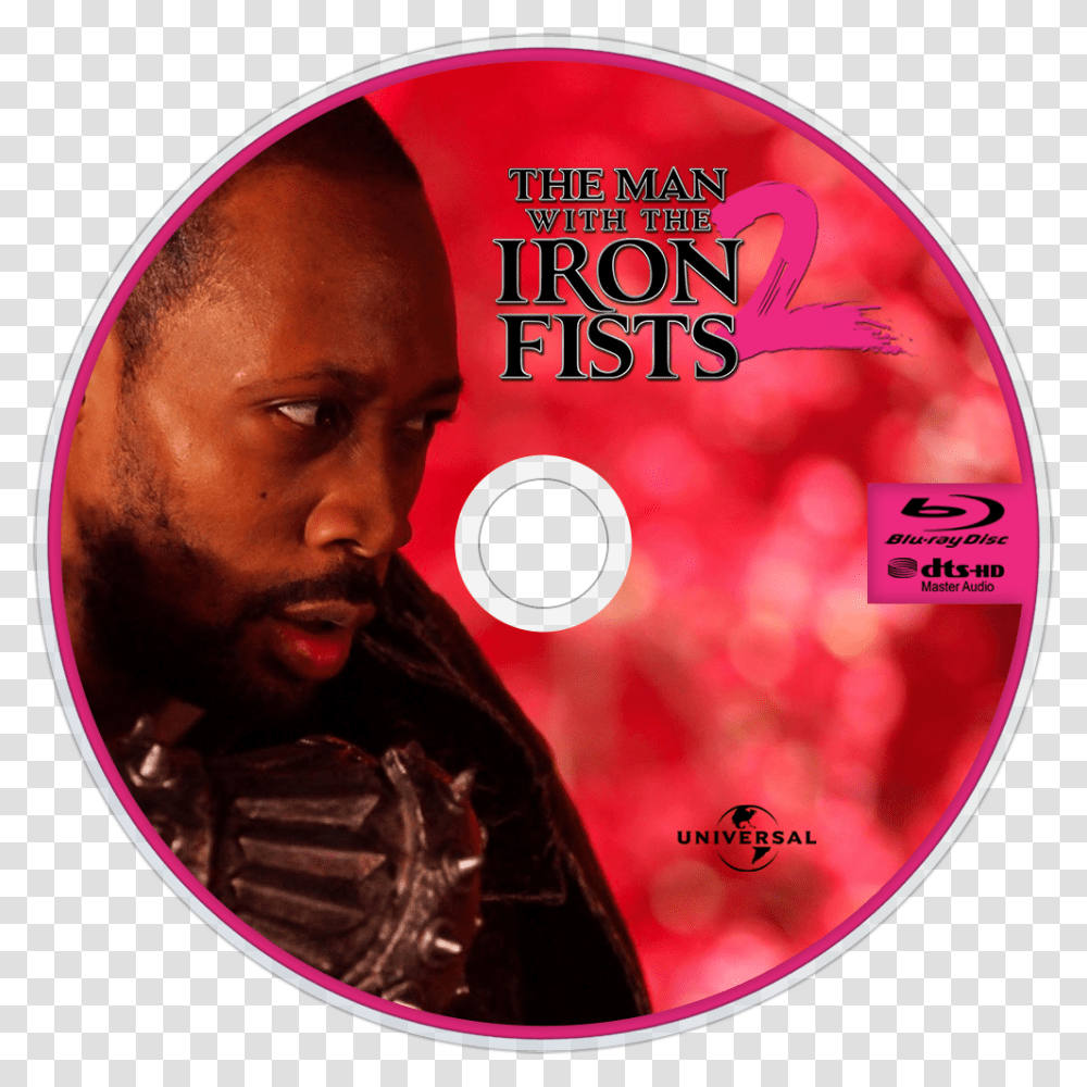 Man With The Iron Fist 2 Label, Person, Human, Disk, Dvd Transparent Png
