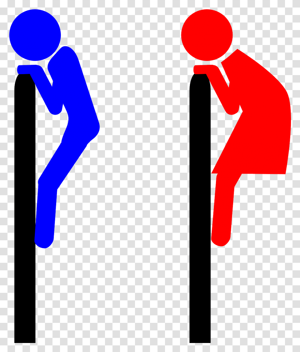 Man Woman Sign People Peek Icon, Person, Clothing, Text, Crowd Transparent Png