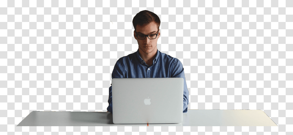 Man Work Laptop Download E Commerce Product Editing, Pc, Computer, Electronics, Person Transparent Png