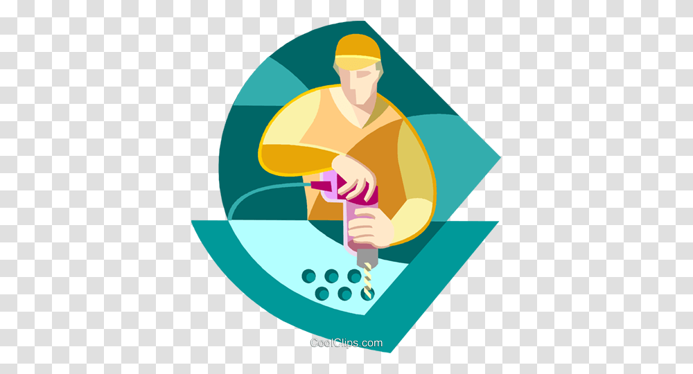 Man Working On Assembly Line Royalty Free Vector Clip Art, Poster, Advertisement, Hand, Medication Transparent Png