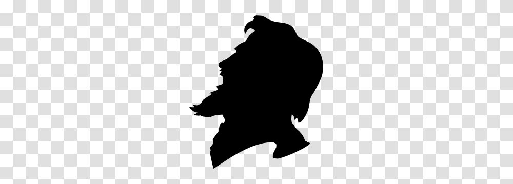 Man Yelling Side View Silhouette Clip Art, Person, Human, Stencil Transparent Png
