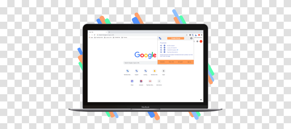 Manage And Share Bookmarks Teamsync Bookmarks, Monitor, Screen, Electronics, Computer Transparent Png