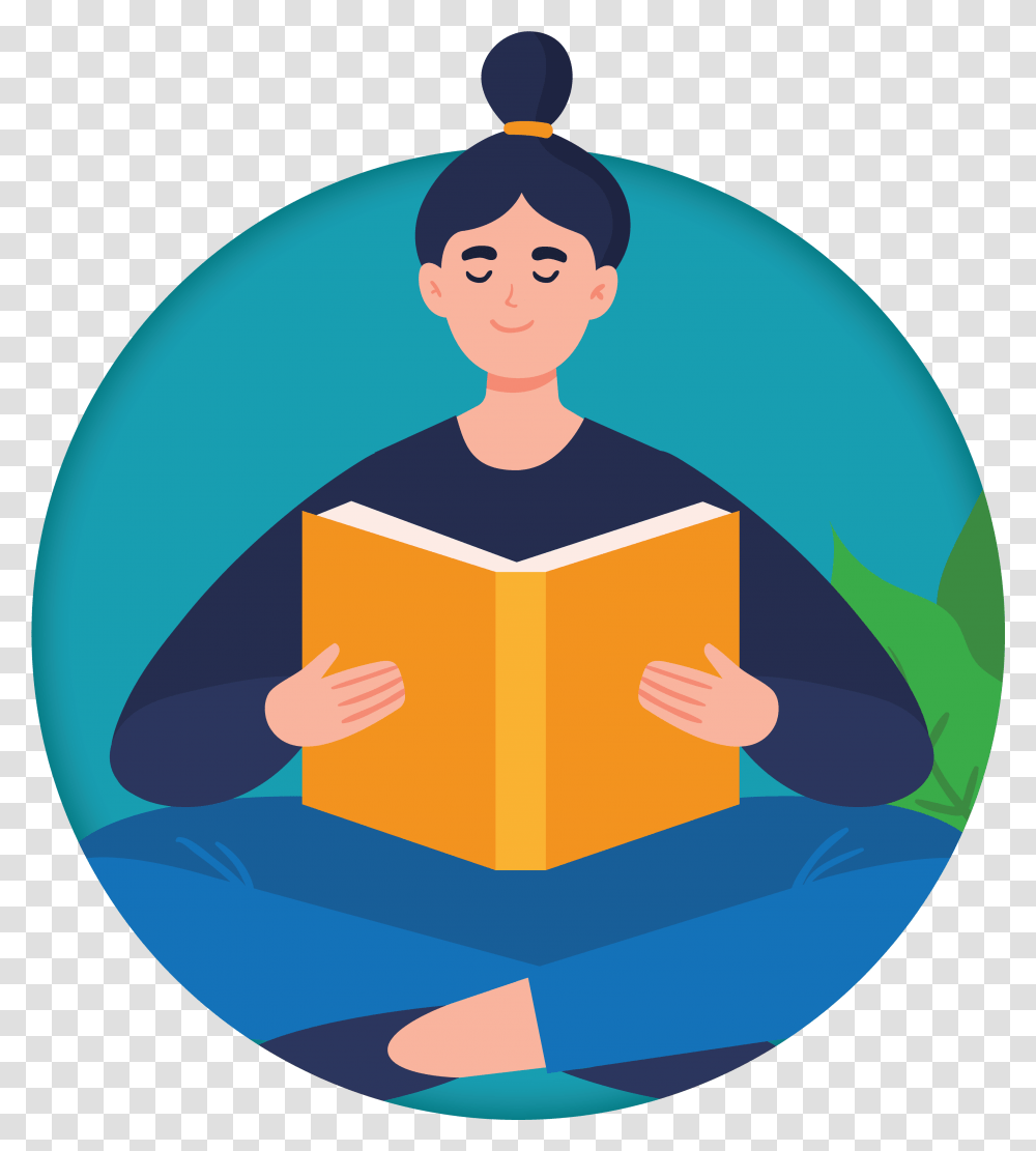 Manage Stress Religion, Reading, Person, Human, Student Transparent Png