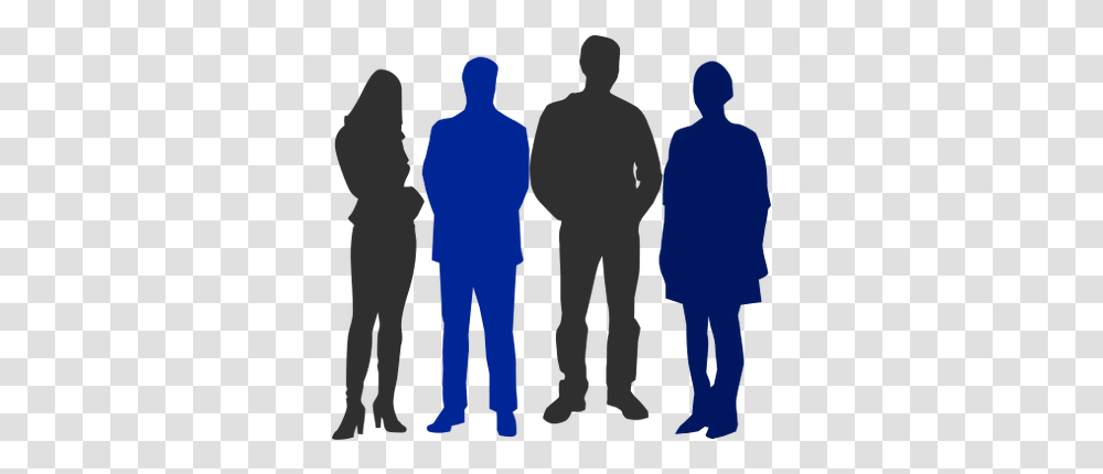 Management Team Cliparts, Silhouette, Person, Standing, People Transparent Png