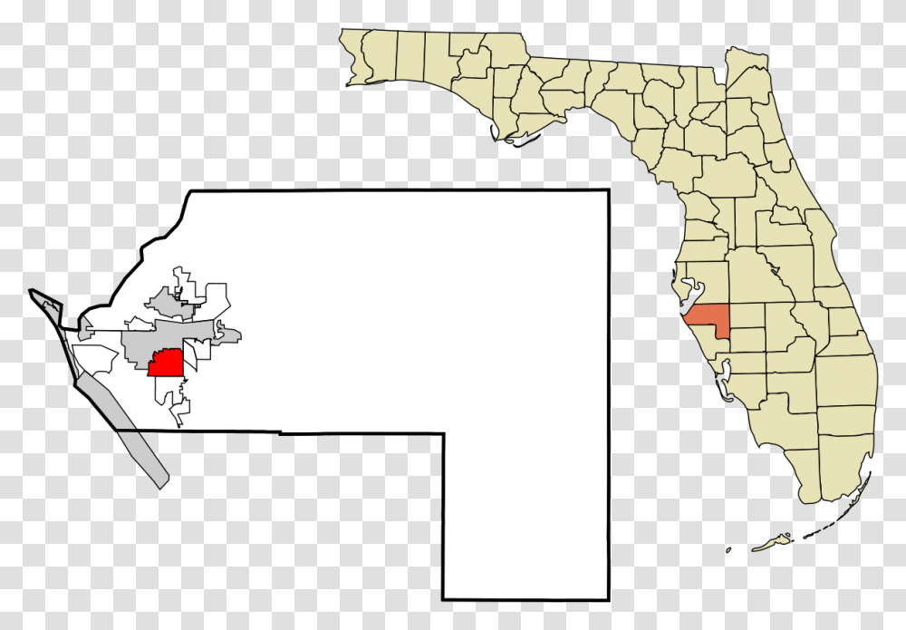 Manatee County Florida, Plot, Diagram, Map Transparent Png