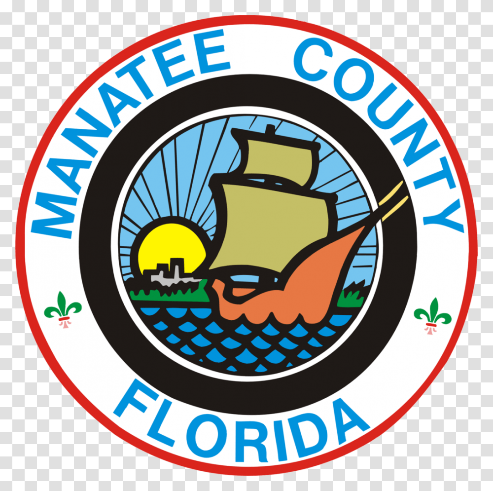 Manatee County Seal, Logo, Trademark, Pottery Transparent Png