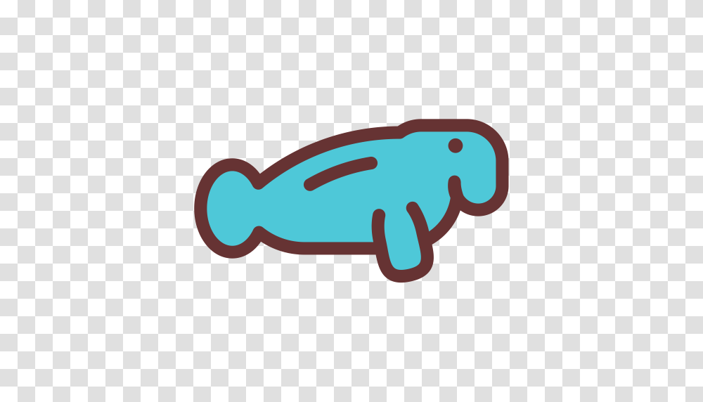 Manatee Multicolor Lovely Icon With And Vector Format, Animal, Mammal, Sea Life, Amphibian Transparent Png