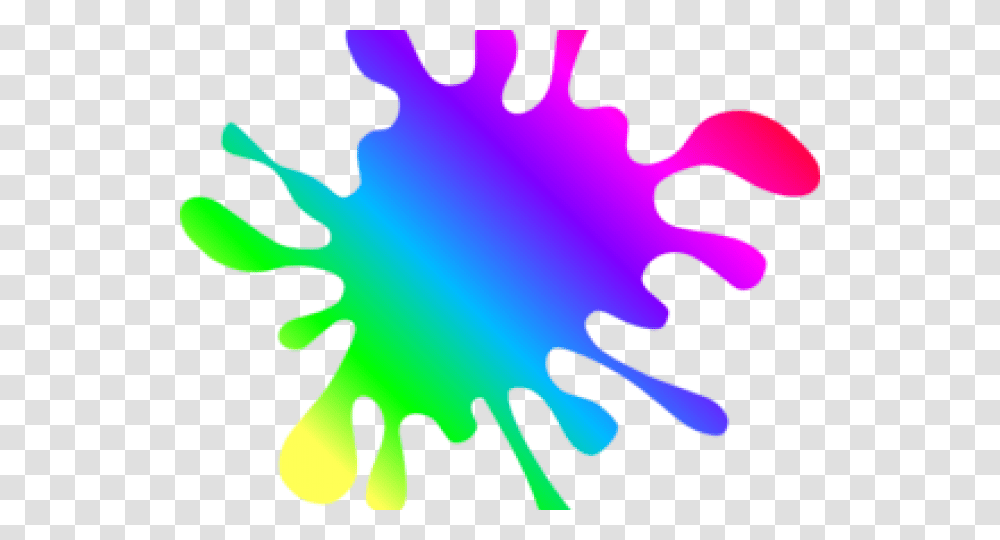Mancha De Tinta Clipart Download Rainbow Paint Splatter Clipart, Dye, Light, Purple Transparent Png