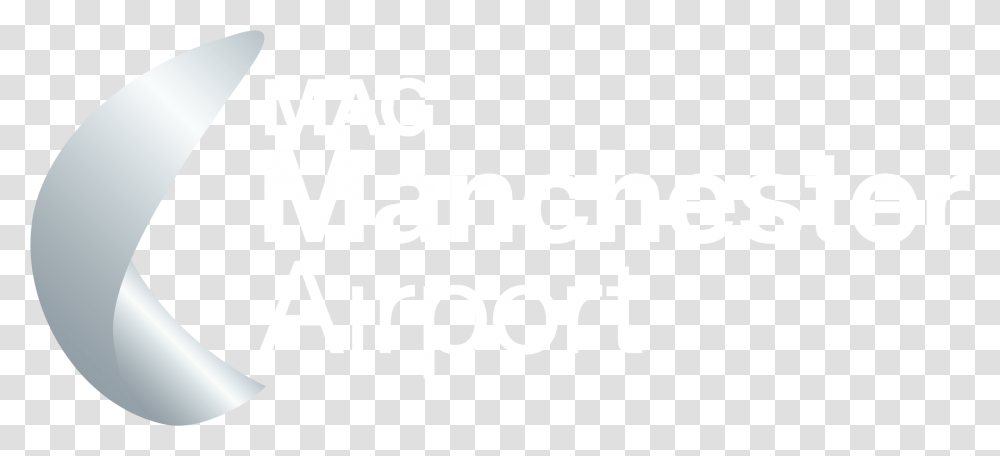 Manchester Airport Logo White, Word, Apparel Transparent Png