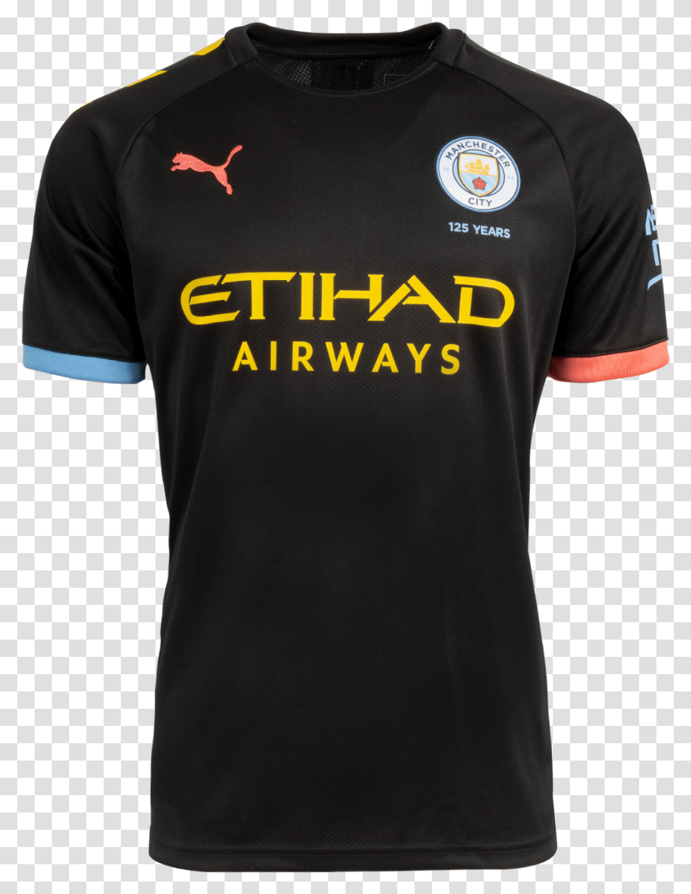 Manchester City Away Jersey Active Shirt, Apparel, T-Shirt, Sleeve Transparent Png