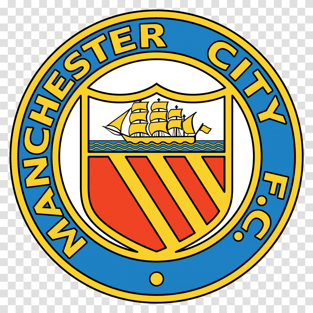 Manchester City Football Team Logo Manchester City, Symbol, Trademark, Badge, Emblem Transparent Png