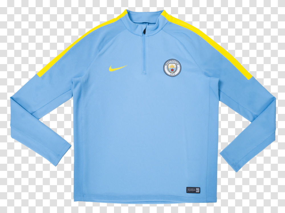 Manchester City Sqd Drill Top Long Sleeved T Shirt, Apparel, Sweatshirt, Sweater Transparent Png